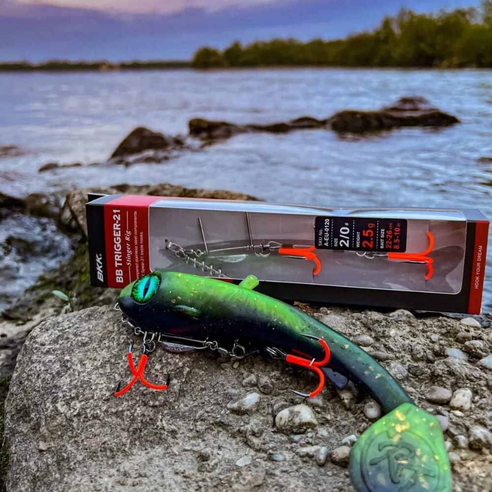 BKK Big Soft Baits Stinger Rig BB TRIGGER-21 UVO - Image 7