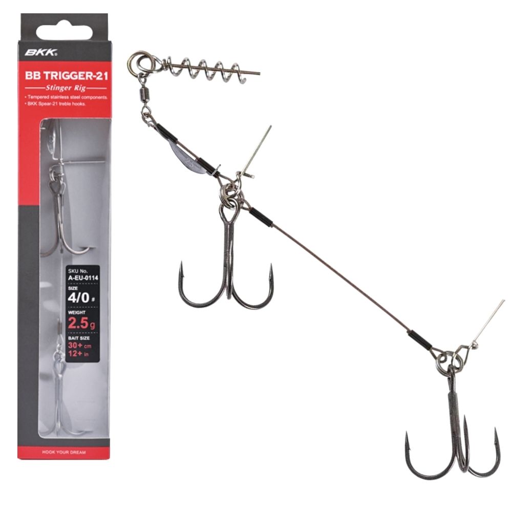 BKK Big Soft Baits Stinger Rig BB TRIGGER-21