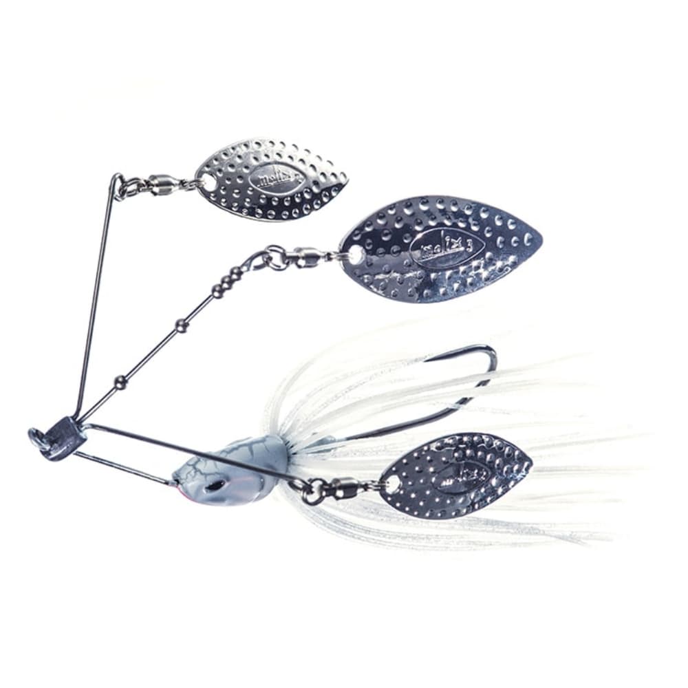 MOLIX By Mike Iaconelli Wire Lure LOVER SPINNERBAIT 14g-1/2oz Special White - Image 2