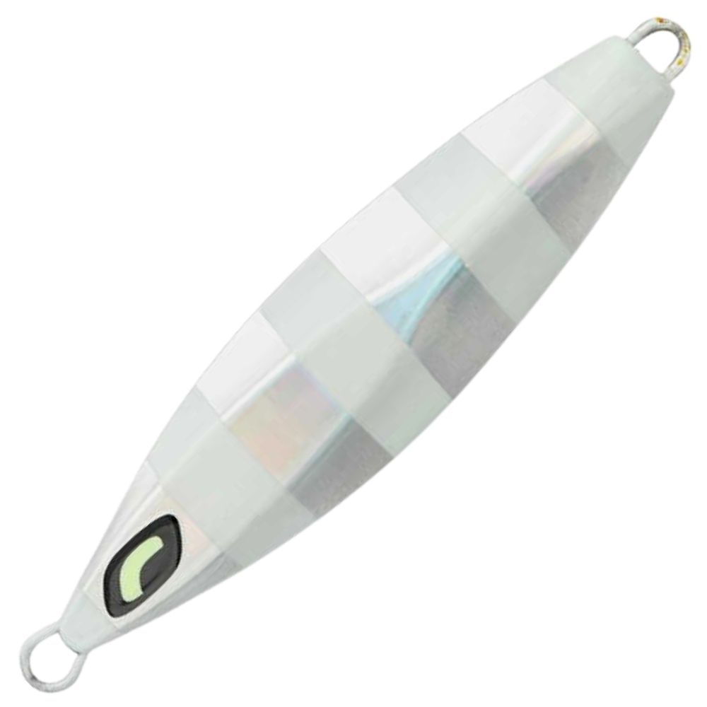 SHIMANO Rear Weighted Double-Side Colored Jig Lure OCEA WING 135g RG Zebra - Image 3