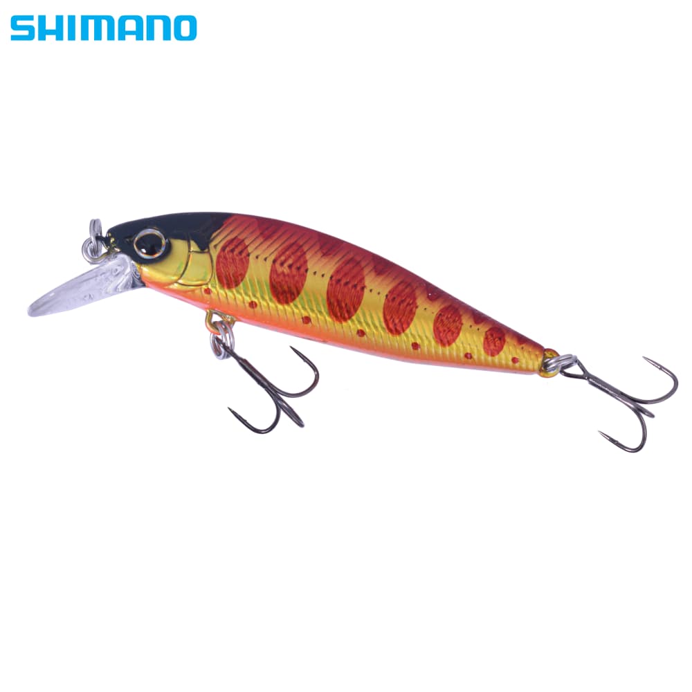 SHIMANO Sinking Twitch Minnow Lure CARDIFF PINSPOT 50S Red Yamame