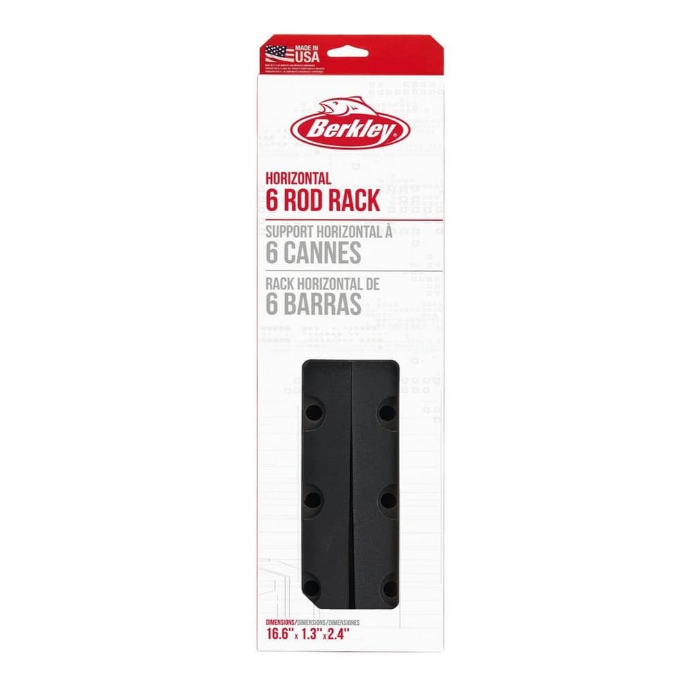BERKLEY Fishing Horizontal 6 Rod Rack BRMH6 - Image 2