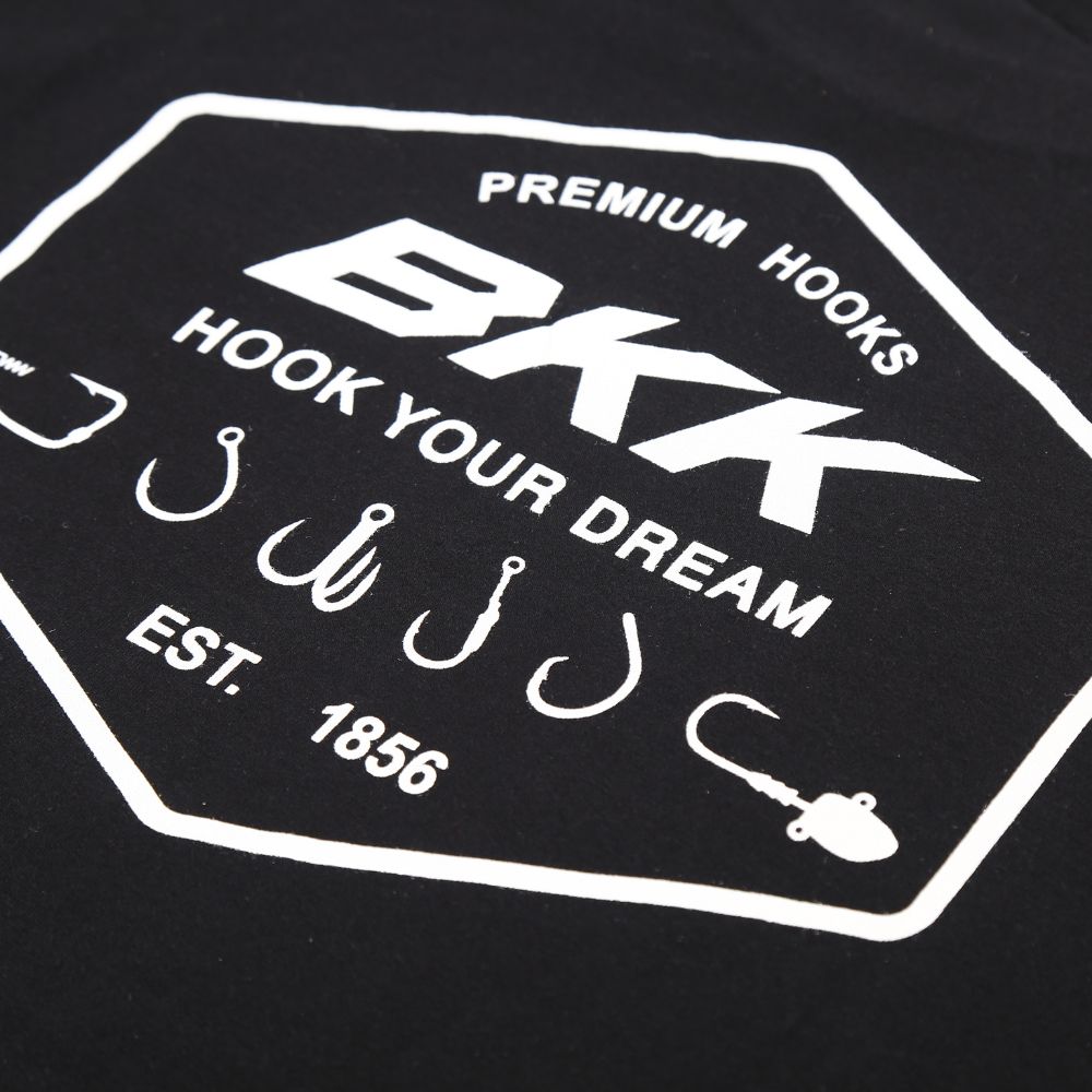 BKK Fishing Short Sleeve T-Shirt LEGACY Black - Image 4
