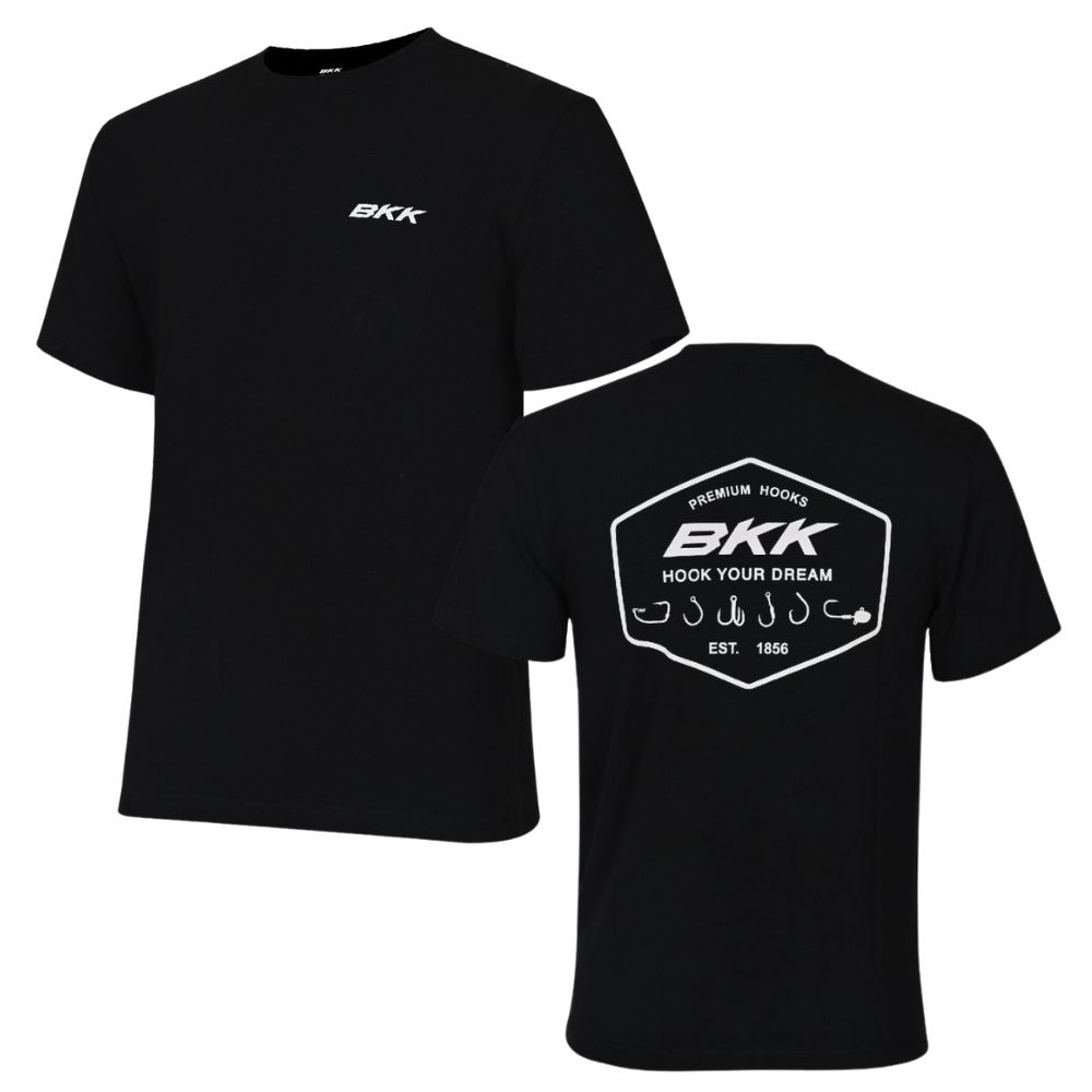 BKK Fishing Short Sleeve T-Shirt LEGACY Black