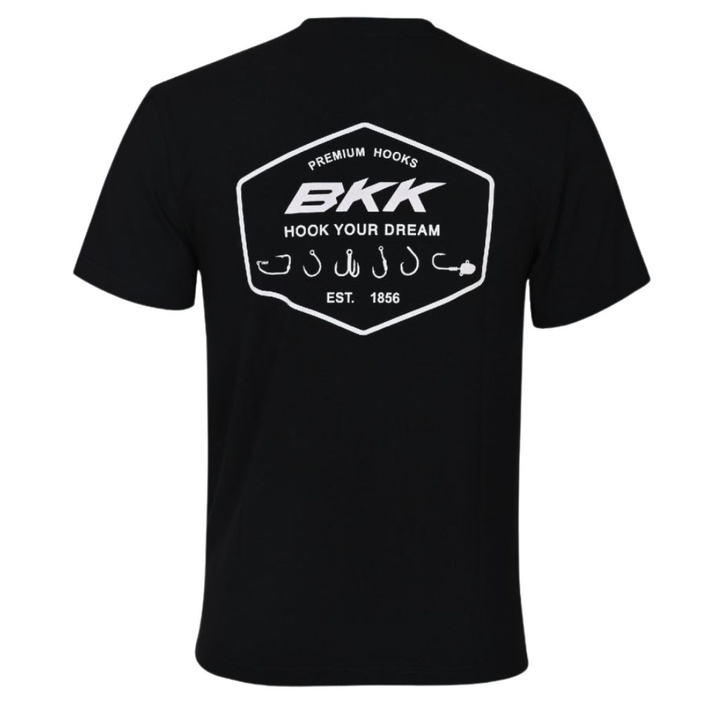 BKK Fishing Short Sleeve T-Shirt LEGACY Black - Image 3