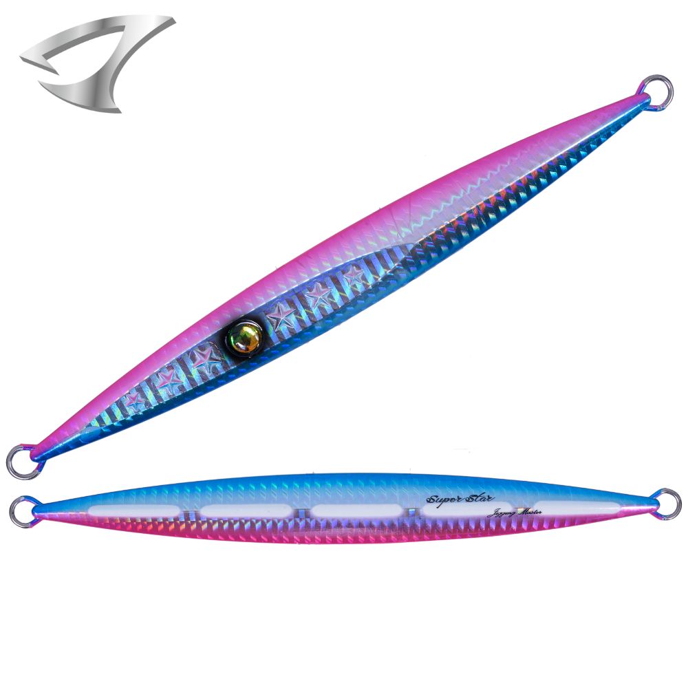 JIGGING MASTER Saltwater Jigging Lure VIP SUPER STAR JIG 200g #6