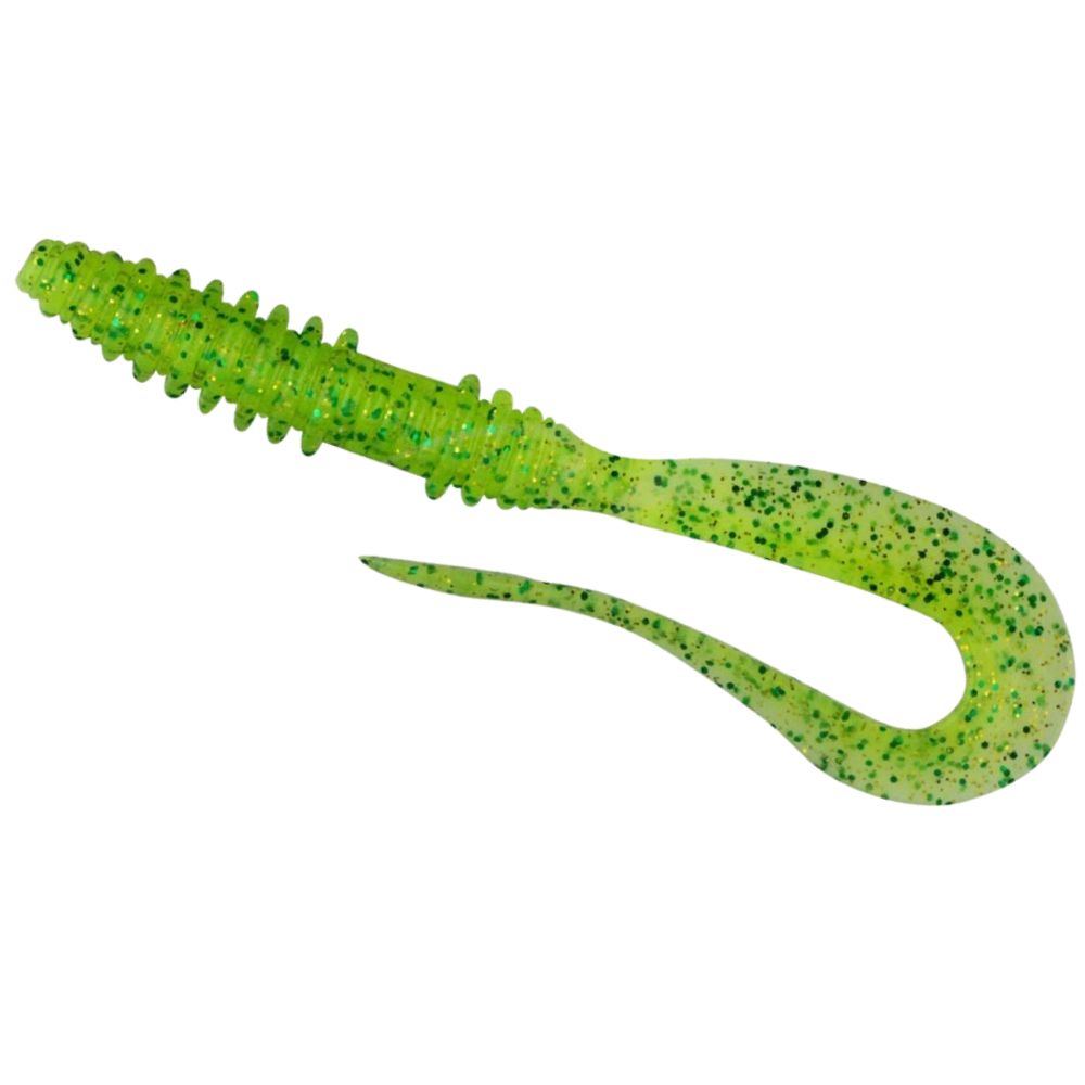 KEITECH Curly Tail Scented Soft Bait Lure MAD WAG SLIM 4.5in/9pcs - Image 3