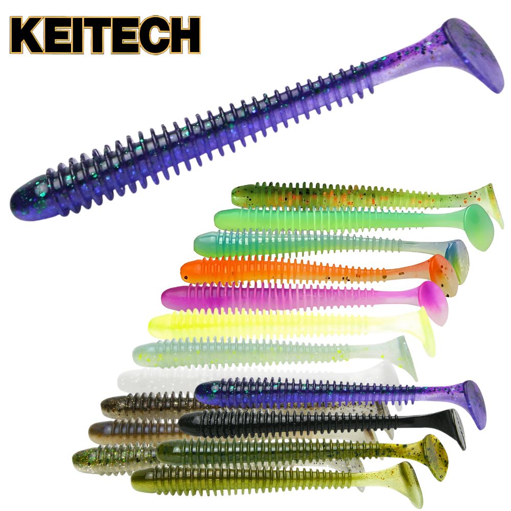 KEITECH Scented Soft Swimbait Lure SWING IMPACT 2.5in/10pcs