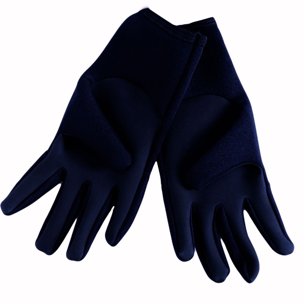 MAJOR CRAFT Winter Fishing Neoprene No Cut Gloves TITANIUM Blue - Image 2