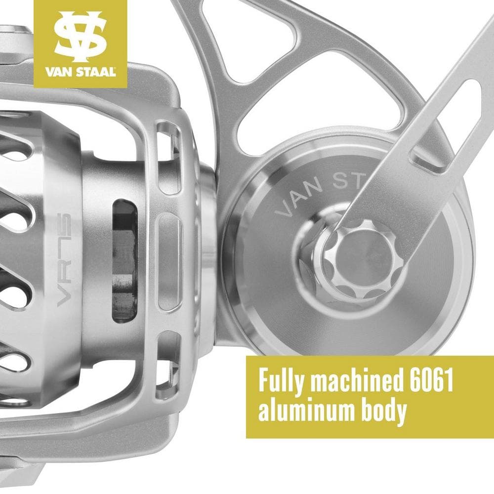 VAN STAAL Ultimate Aluminium Body Spinning Reel VR75 Silver - Image 5