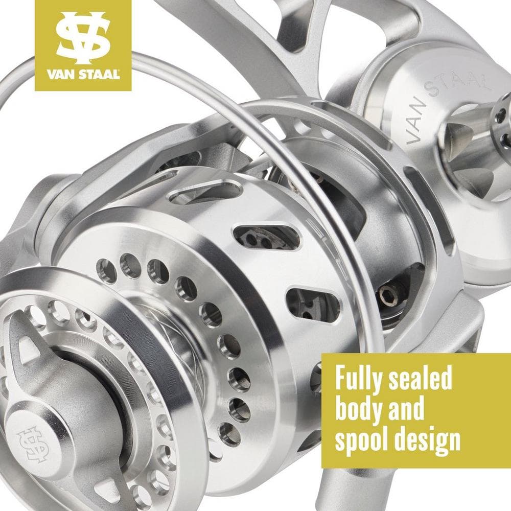 VAN STAAL Ultimate Aluminium Body Spinning Reel VR75 Silver - Image 6