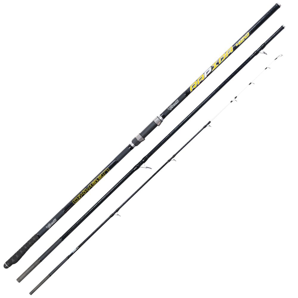 VERCELLI Surfcasting Fishing Rod Competition Hybrid Tip OXYGEN RAPIDA 4.20m - Image 2
