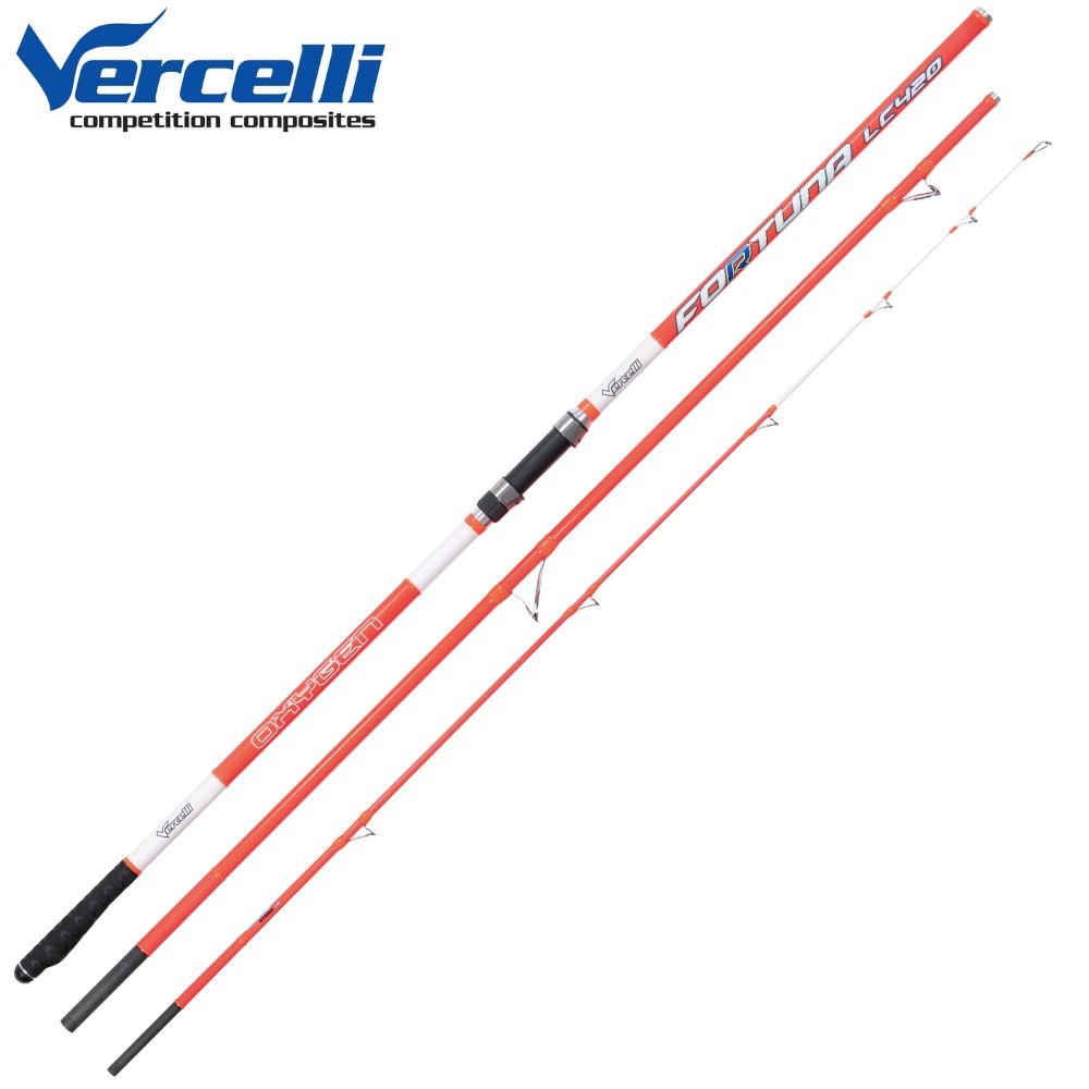VERCELLI Surfcasting Fishing Rod Competition Hybrid Tip OXYGEN FORTUNA 4.20m