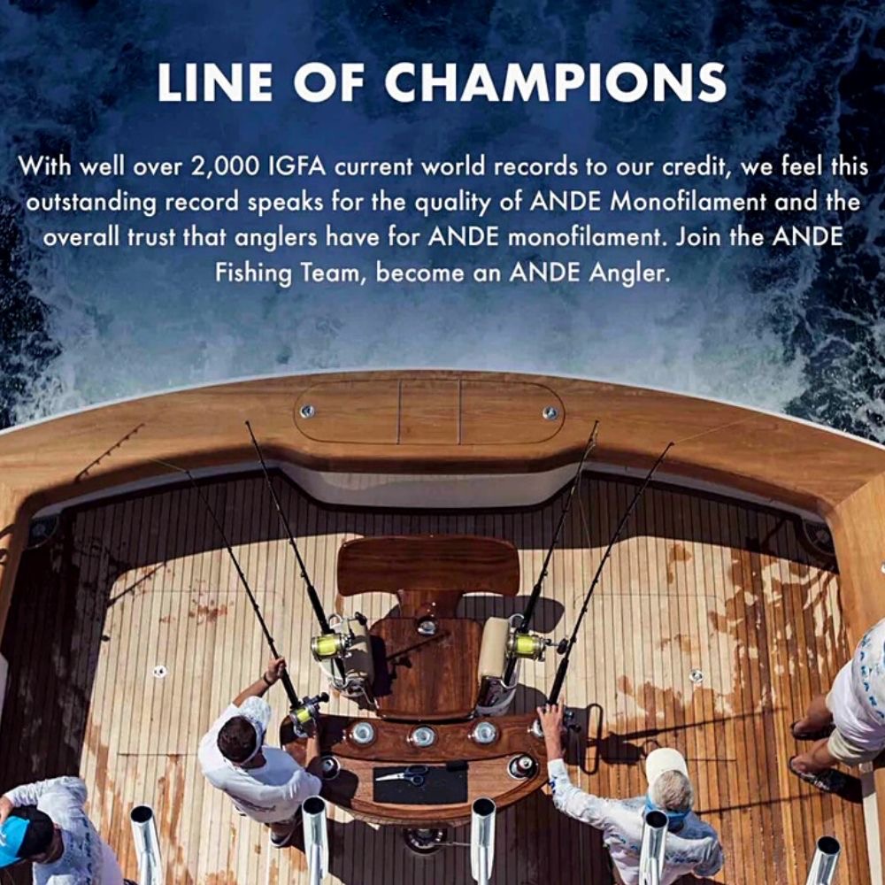 ANDE Offshore Fishing Ultimate Monofilament Line PREMIUM 600yds 80lb/0.90mm - Image 3