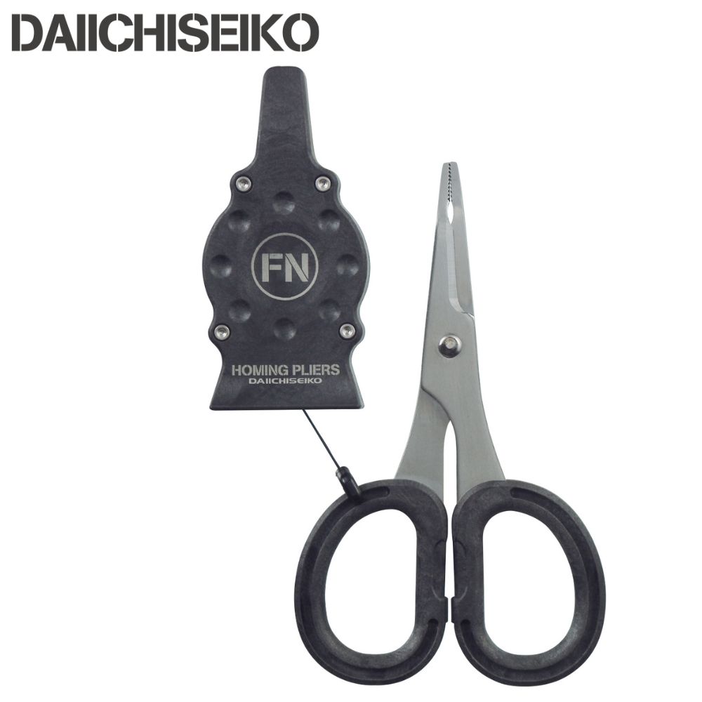 DAIICHISEIKO PE Line Flat Nose Pliers With Clip On Holster HOMING PLIERS-FN