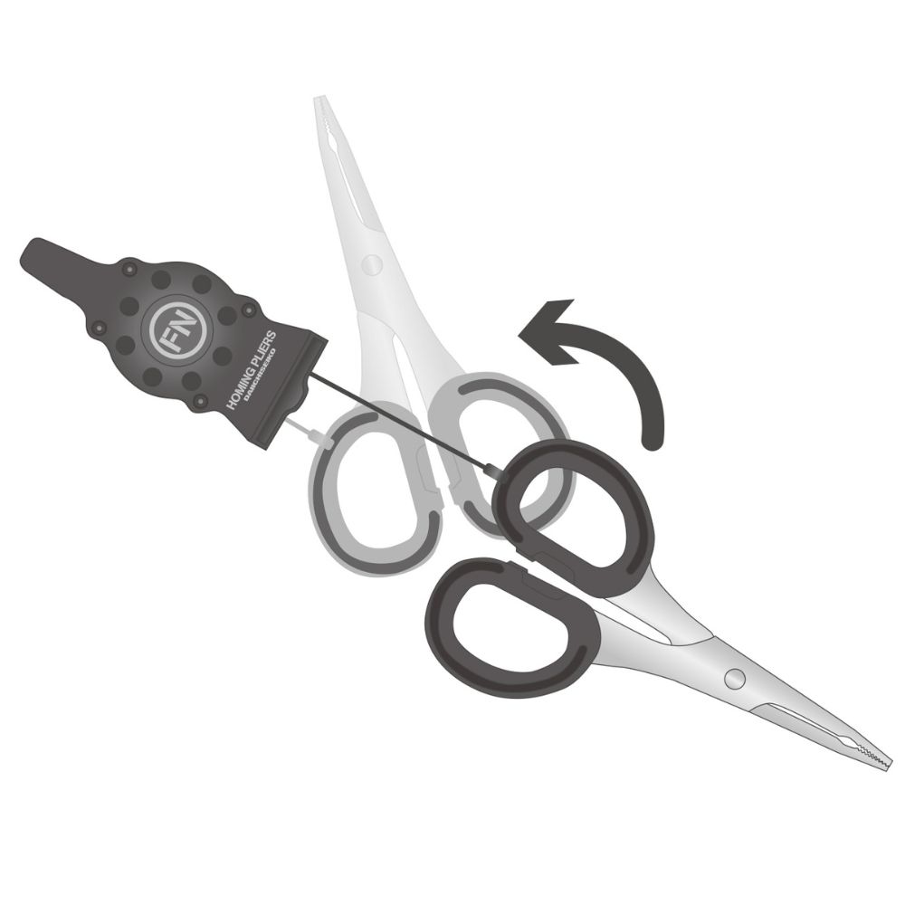 DAIICHISEIKO PE Line Flat Nose Pliers With Clip On Holster HOMING PLIERS-FN - Image 4