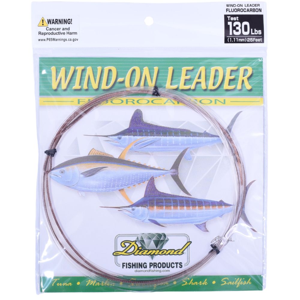 DIAMOND Fishing Offshore-game Fluorocarbon WIND-ON Leader 130lb/25 feet