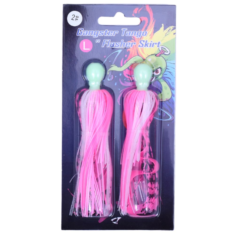 JIGGING MASTER Teaser Lure GANGSTER TANGO Flasher Skirt #L-80mm - Image 17