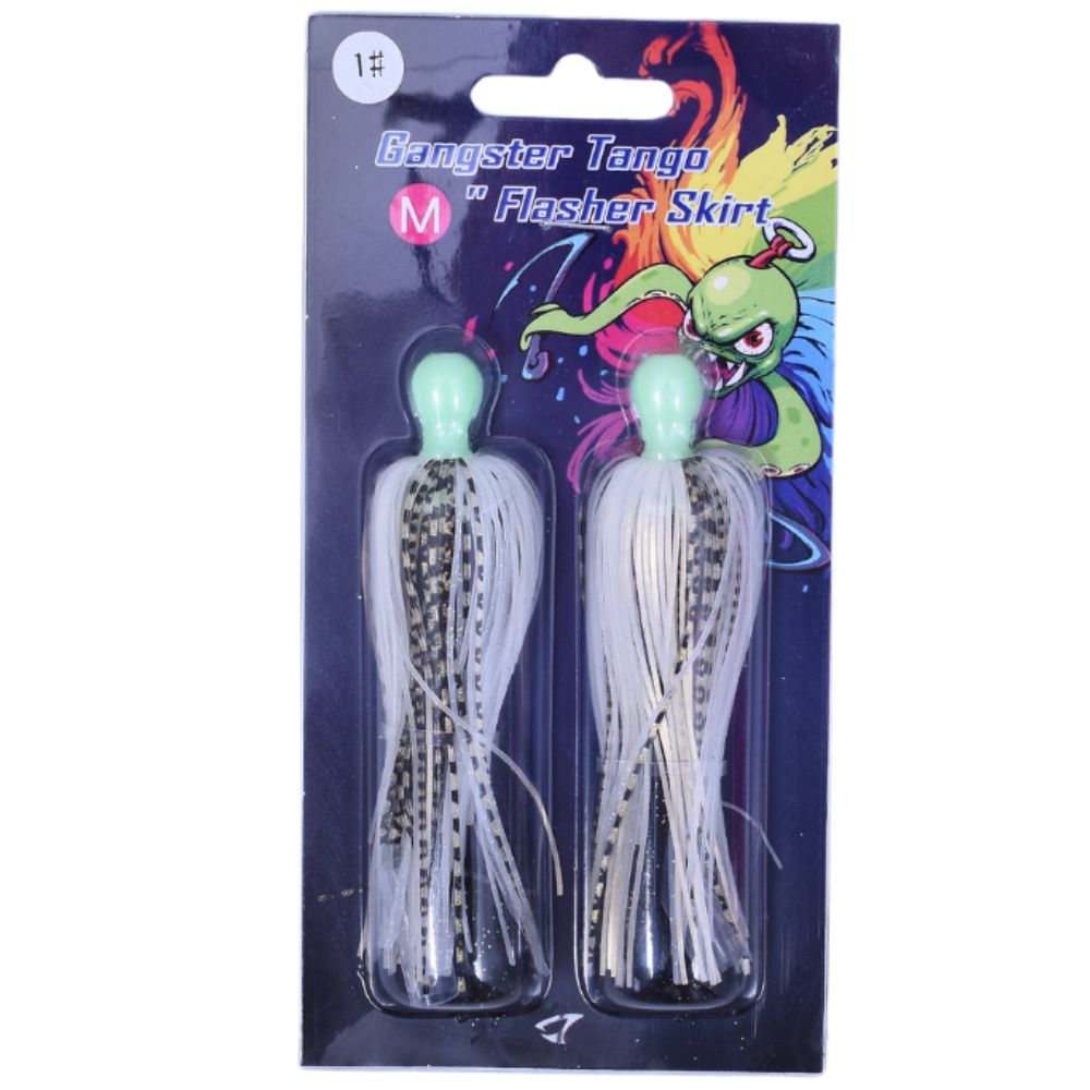 JIGGING MASTER Teaser Lure GANGSTER TANGO Flasher Skirt #M-70mm - Image 17