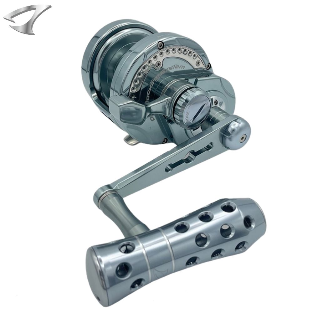 JIGGING MASTER Hi Speed Righthanded Monster Game Reel Power Spell PE5 Grey/Grey
