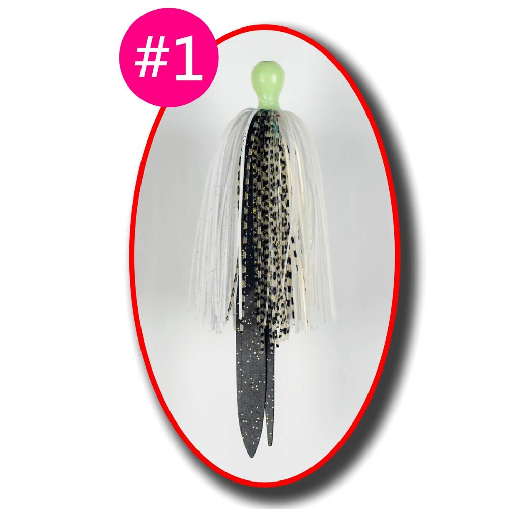 JIGGING MASTER Teaser Lure GANGSTER TANGO Flasher Skirt #L-80mm - Image 2