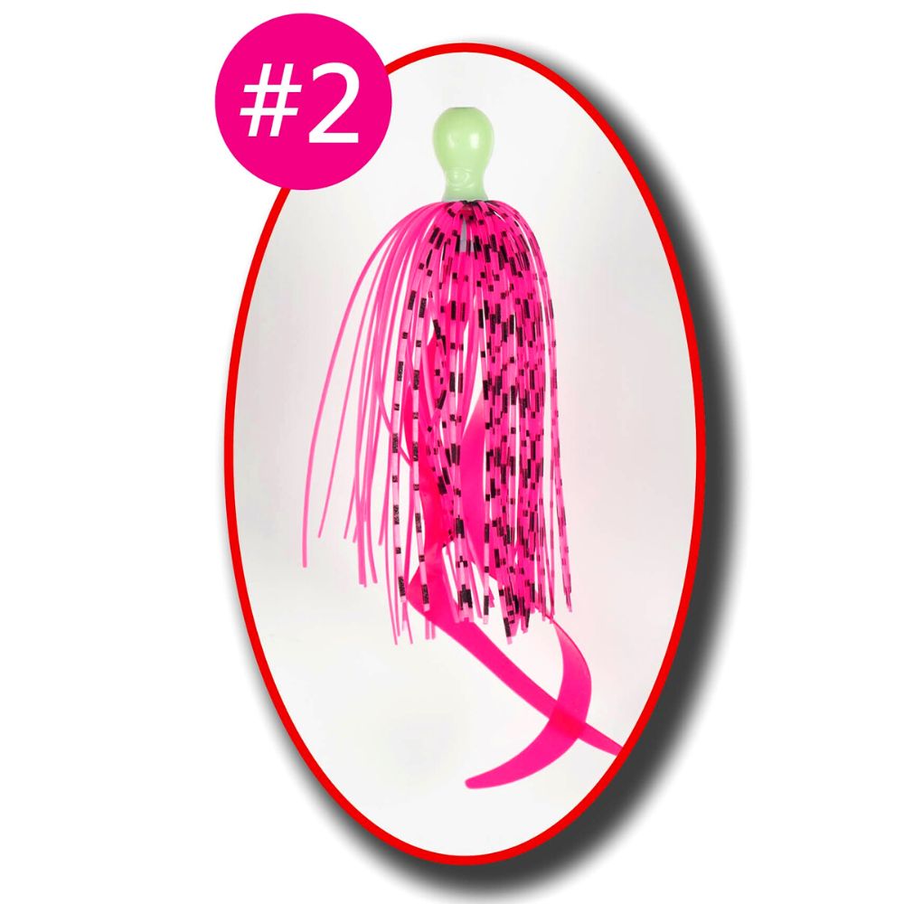 JIGGING MASTER Teaser Lure GANGSTER TANGO Flasher Skirt #L-80mm - Image 3