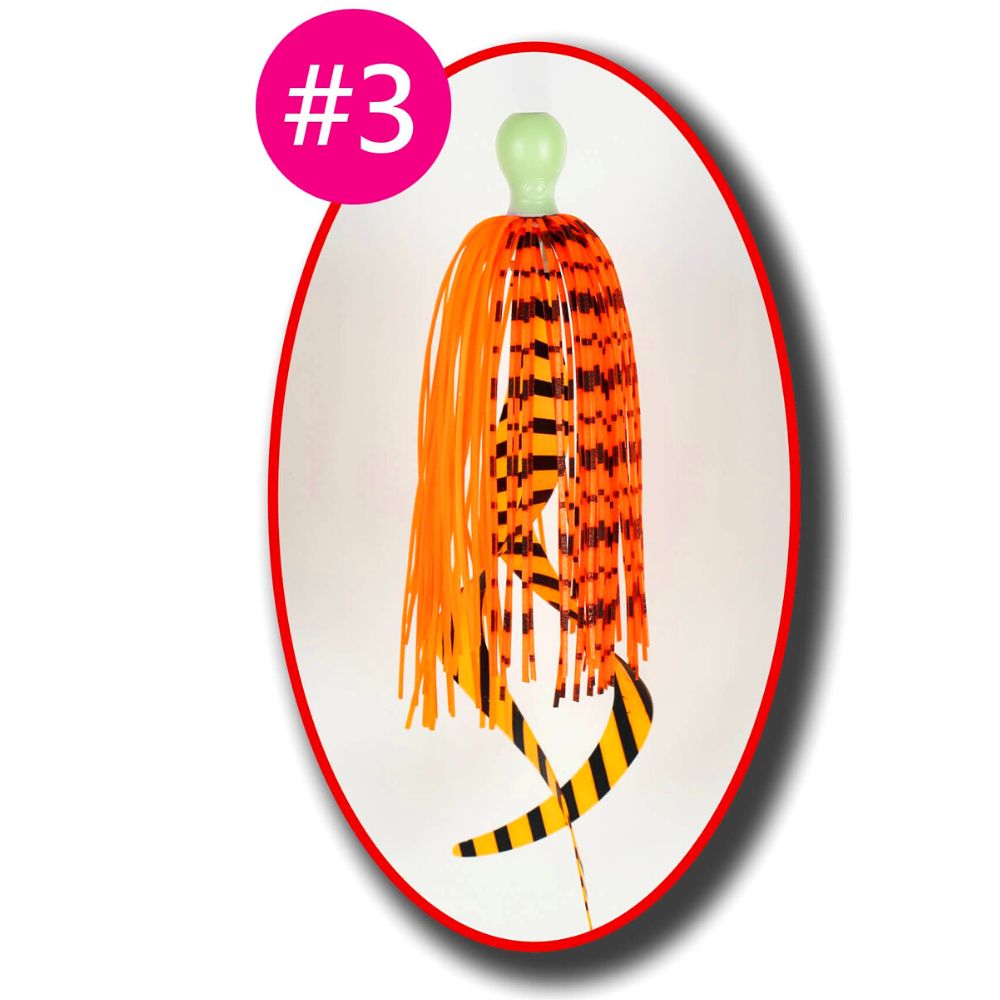 JIGGING MASTER Teaser Lure GANGSTER TANGO Flasher Skirt #L-80mm - Image 4