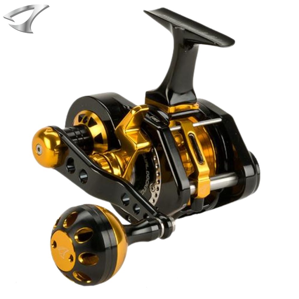 JIGGING MASTER Extreme Jigging Reel UNDERHEAD PE3 Black/Gold Righthanded