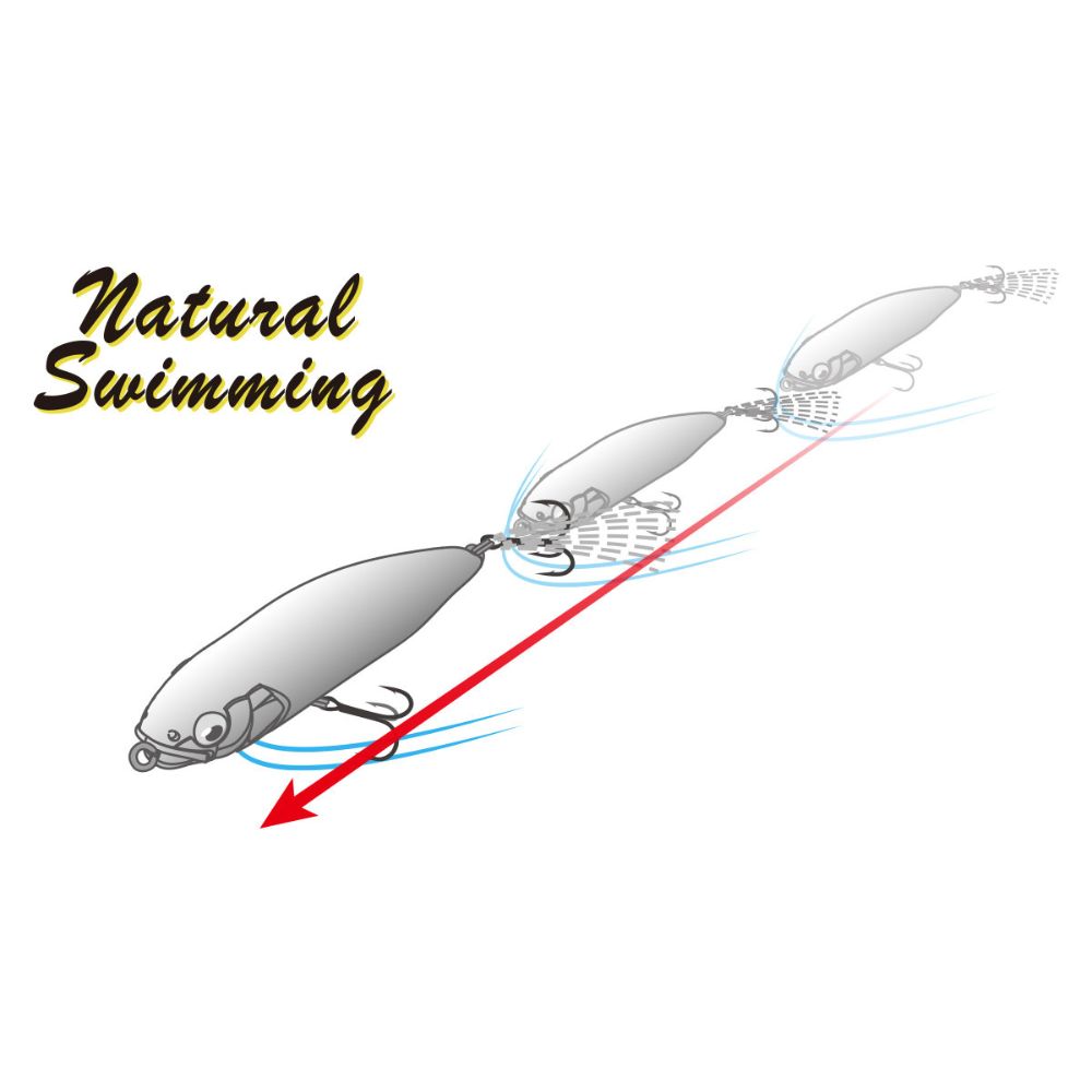 MEGABASS Topwater WTD Slow Sinking Lure KARASHI 59mm/5.3g HT Setsuki Chiayu - Image 5