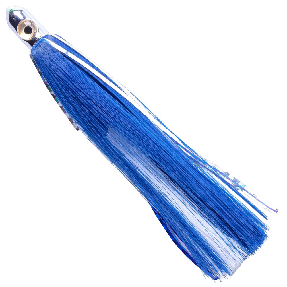 WWT Saltwater Skirted-Bullet Head Trolling Lure Iland Style GOLDEN EYE 7in/18cm - Image 2