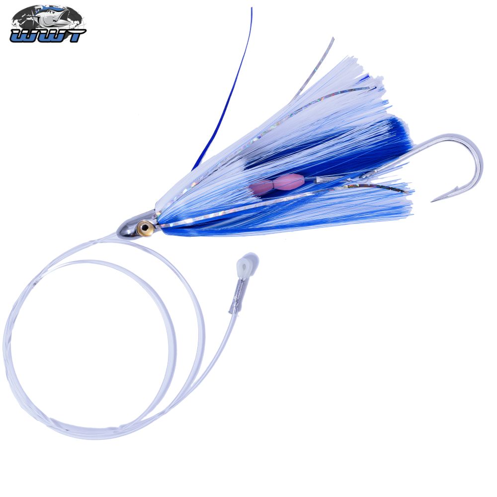 WWT Offshore Game-Fishing Bullet Rigged Trolling Lure Iland Style GOLDEN EYE 7in/18cm