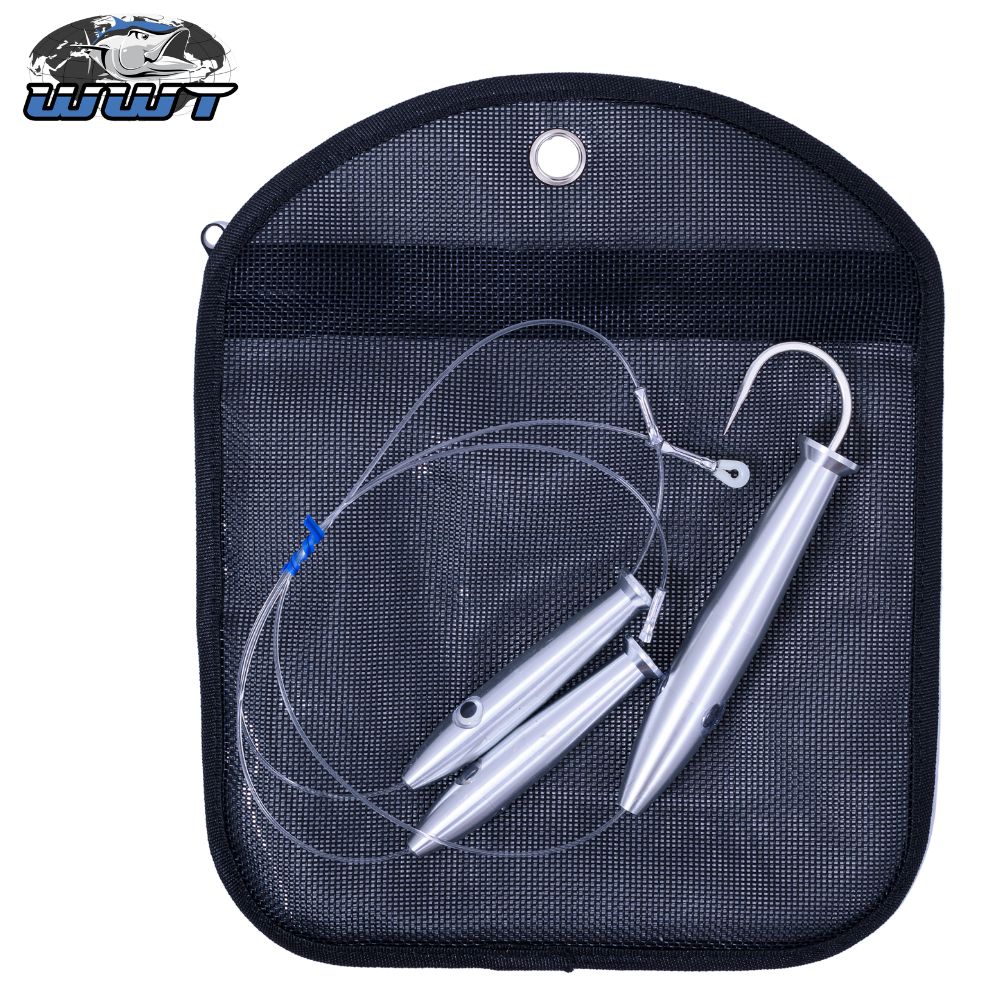 WWT Offshore Fishing Rig Tuna Alu-Plug DAISY CHAIN Silver/Silver