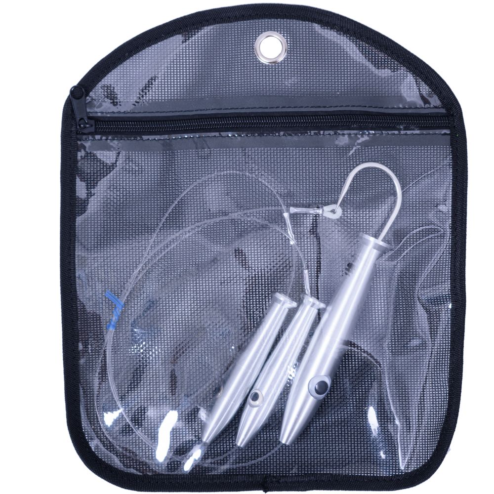 WWT Offshore Fishing Rig Tuna Alu-Plug DAISY CHAIN Silver/Silver - Image 3