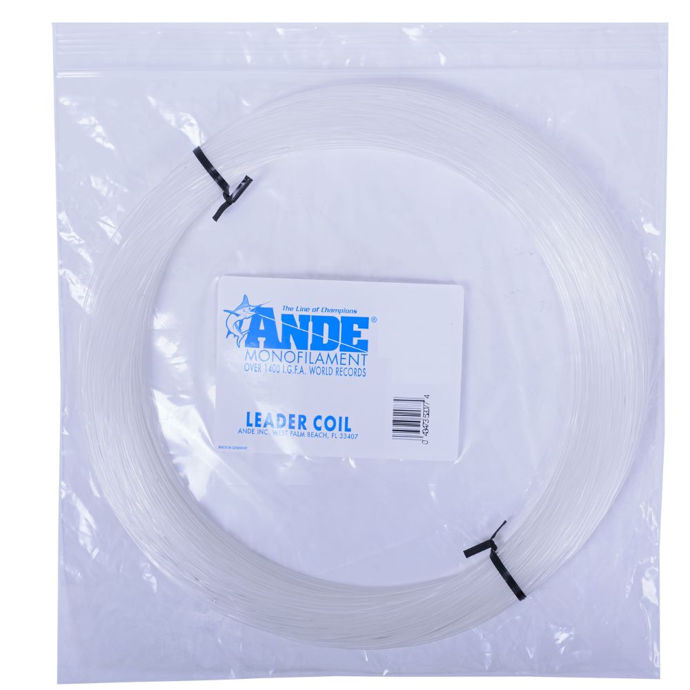 ANDE Big Game Fishing Monofilament Leader PREMIUM 100lb/100yds