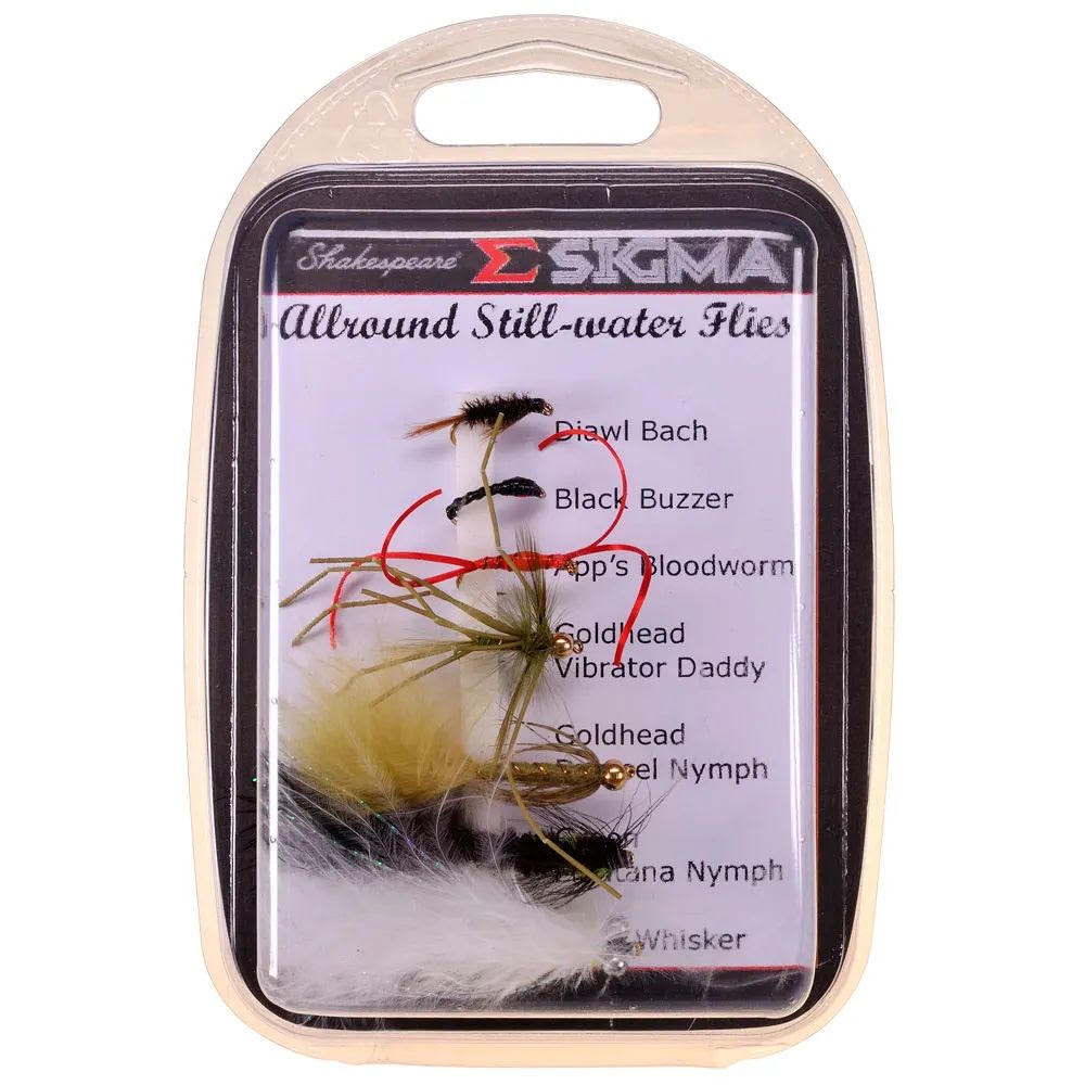 SHAKESPEARE Sigma Fly Fishing Flies ALLROUND STILL-WATER Set