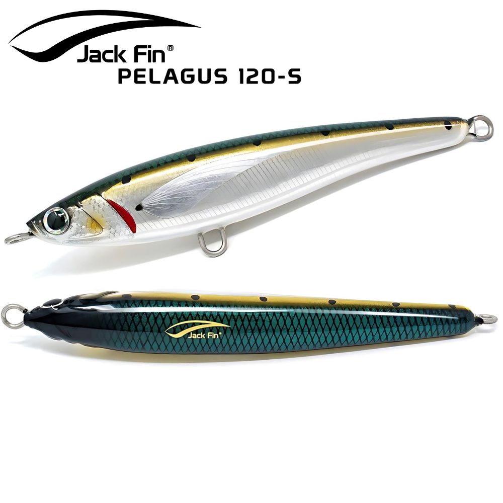 JACK FIN Handmade Sinking Stickbait Lure PELAGUS 120S