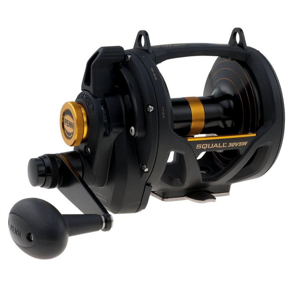 PENN Saltwater Game Fishing Conventional Lever Drag 2 Speed Reel SQUALL 30VSW - Image 2