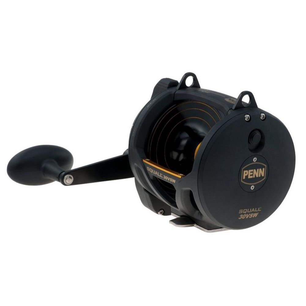PENN Saltwater Game Fishing Conventional Lever Drag 2 Speed Reel SQUALL 30VSW - Image 3