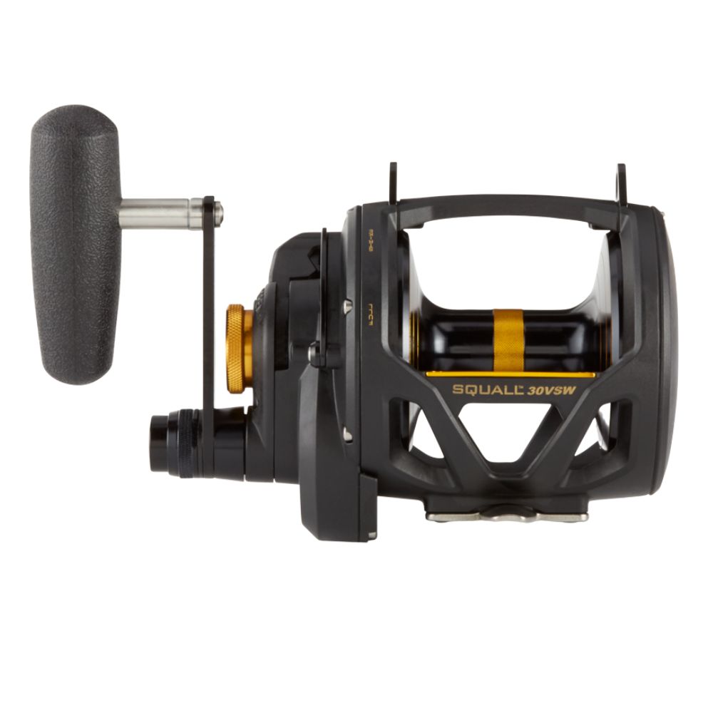 PENN Saltwater Game Fishing Conventional Lever Drag 2 Speed Reel SQUALL 30VSW - Image 4