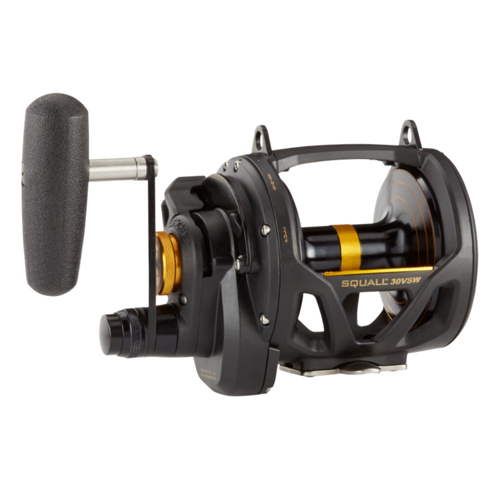 PENN Saltwater Game Fishing Conventional Lever Drag 2 Speed Reel SQUALL 30VSW - Image 6