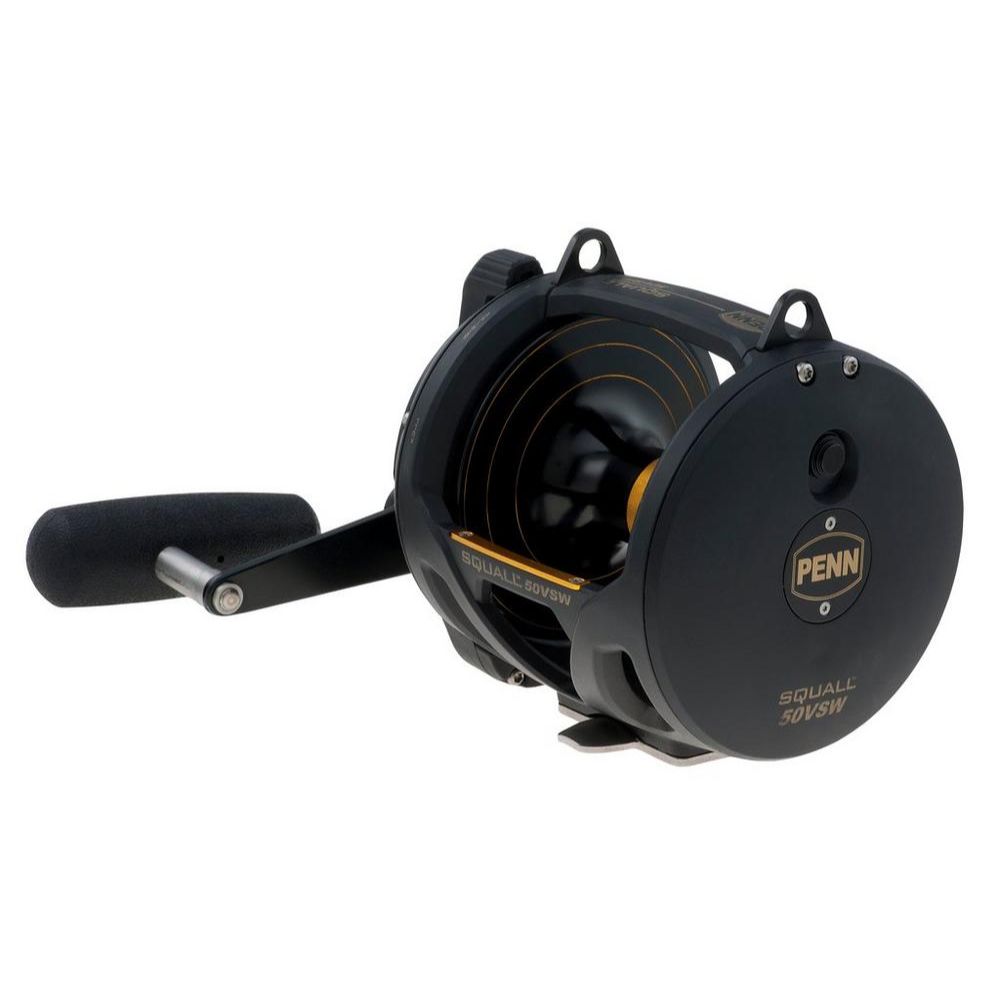 PENN Saltwater Game Fishing Conventional Lever Drag 2 Speed Reel SQUALL 50VSW - Image 3