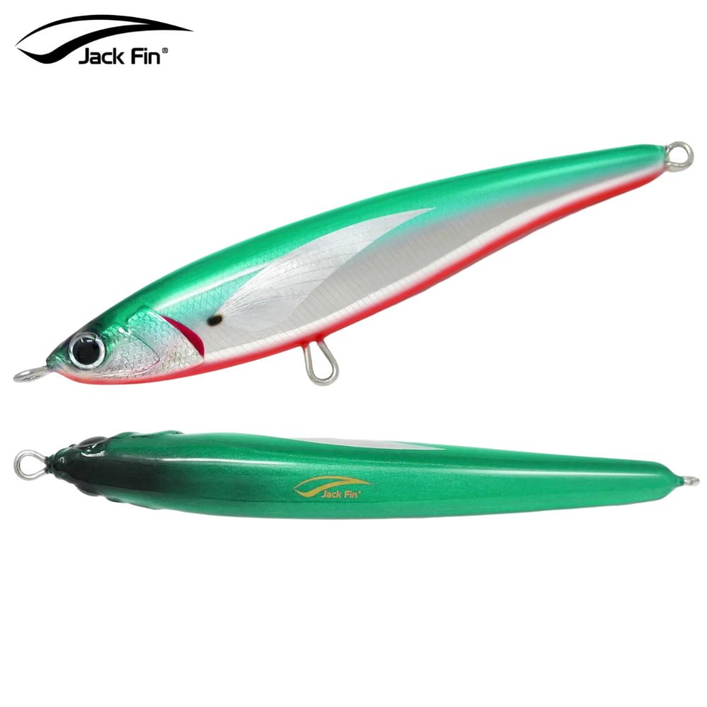 JACK FIN Handmade Tuna Special Sinking Stick Bait Pelagus 165-S Green Tuna