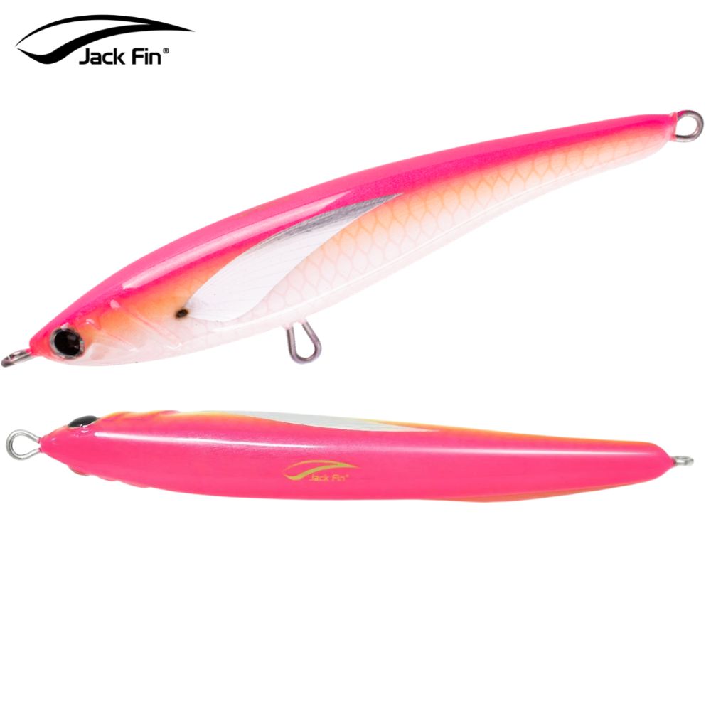 JACK FIN Handmade Tuna Special Sinking Stick Bait Pelagus 165-S Pink