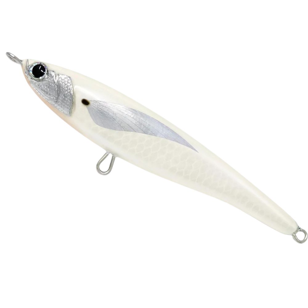 JACK FIN Handmade Tuna Special Sinking Stick Bait Pelagus 165-S White Alu Gill - Image 3