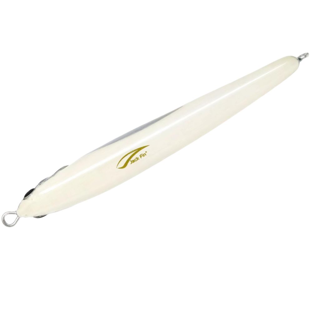 JACK FIN Handmade Tuna Special Sinking Stick Bait Pelagus 165-S White Alu Gill - Image 4
