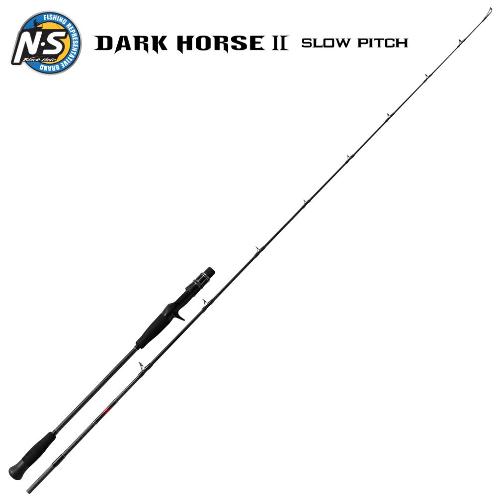 NS BLACK HOLE Saltwater Fishing Jigging Baitcasting Rod DARK HORSE II SLOW PITCH B-632H3R