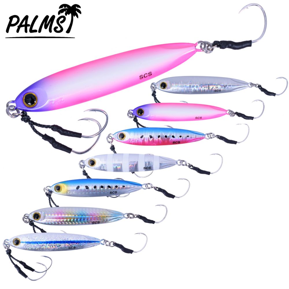PALMS Saltwater Slow Jigging Lure ZETZ SLOW BLATT Cast Slim 20g