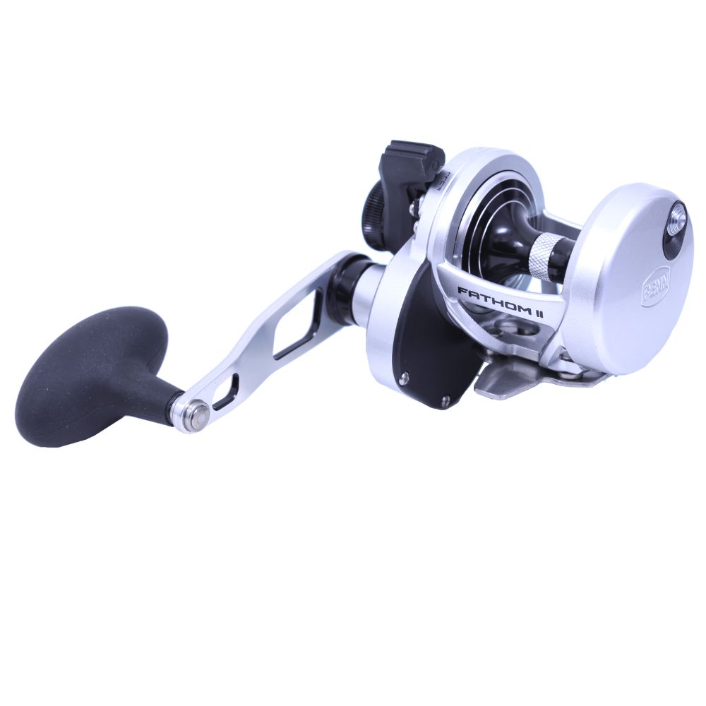 PENN Conventional One-Speed Right-Handed Reel FATHOM II LEVER DRAG 15LD - Image 3