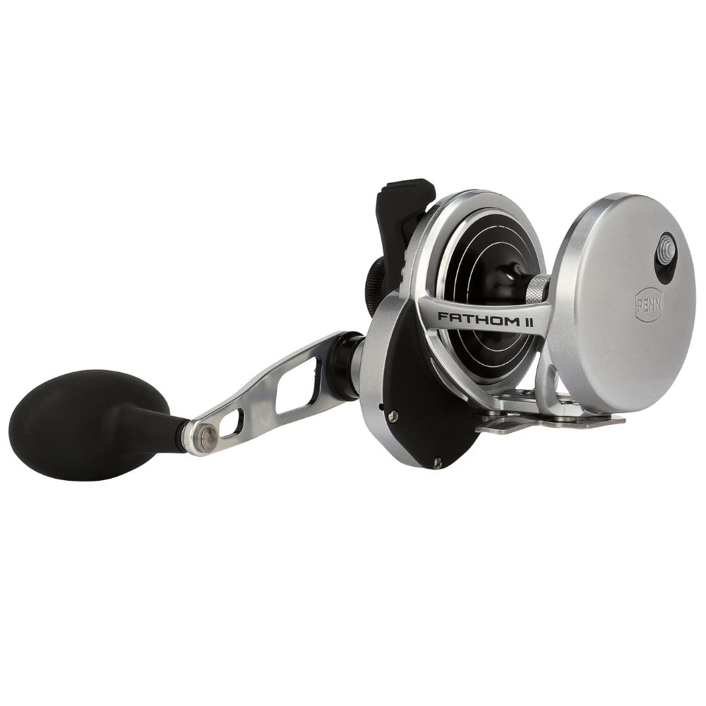 PENN Conventional One-Speed Right-Handed Reel FATHOM II LEVER DRAG 30LD - Image 3