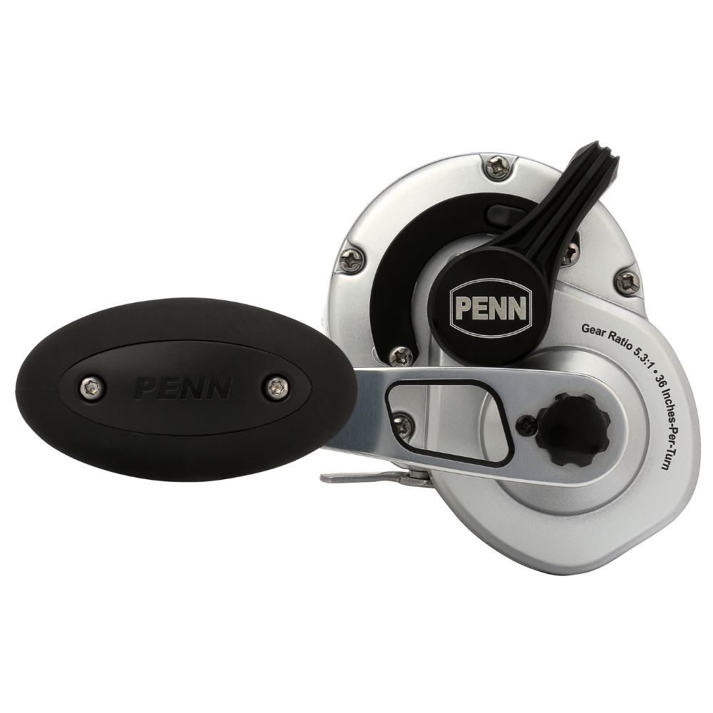 PENN Conventional One-Speed Right-Handed Reel FATHOM II LEVER DRAG 30LD - Image 6